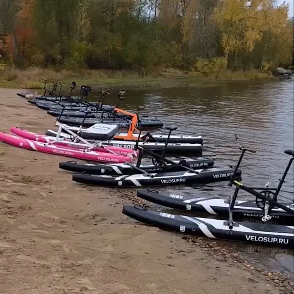 В&nbsp;Ленинградской области запустили мобильный прокат водных велосипедов  