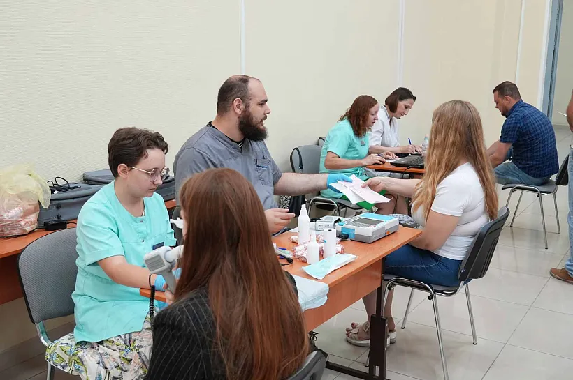 На&nbsp;авиапредприятии в&nbsp;Новосибирске провели выездной медосмотр
