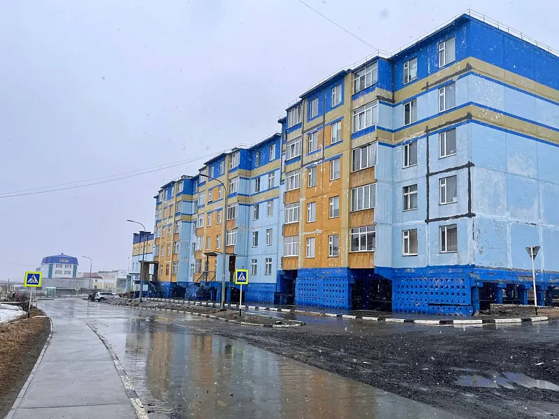 Ремонтные работы начались на&nbsp;улице Южной в&nbsp;Анадыре
