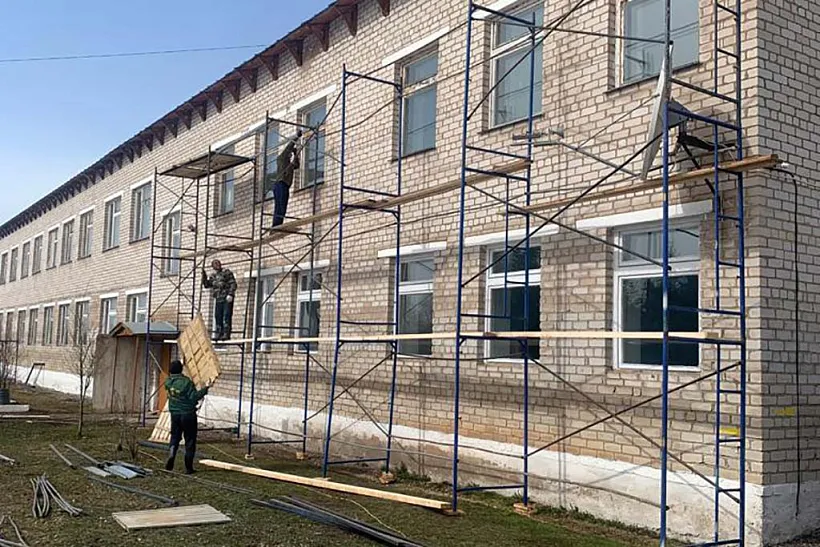 В&nbsp;башкирской деревне Укарлино начался ремонт начальной школы