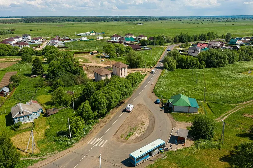Во&nbsp;Владимирской области отремонтировали сельскую дорогу