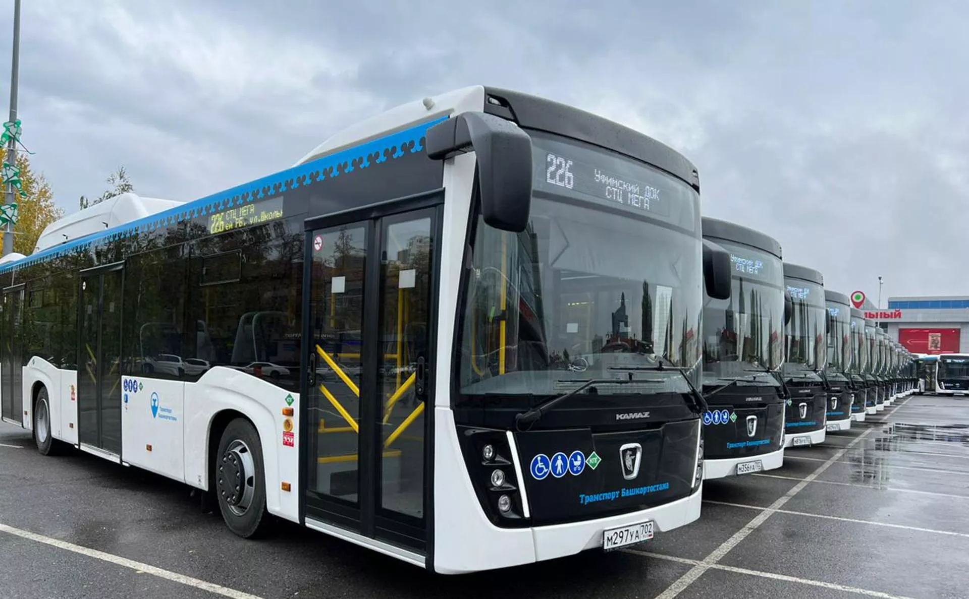 В&nbsp;автопарк Уфы поступили 50&nbsp;новых автобусов