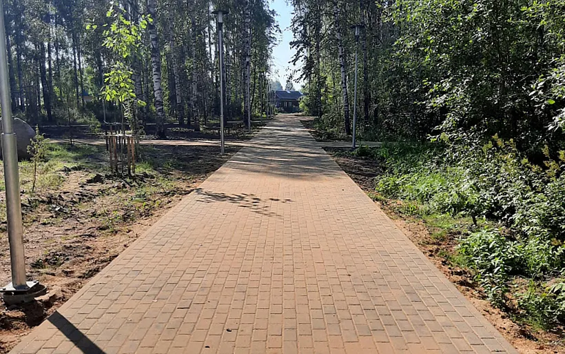 В&nbsp;городе Вельске Архангельской области благоустраивают парк &laquo;Южный&raquo;