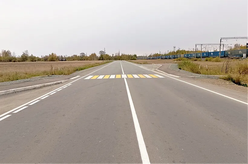 В&nbsp;Еврейской АО завершен ремонт участка Восточного подъезда к&nbsp;Биробиджану