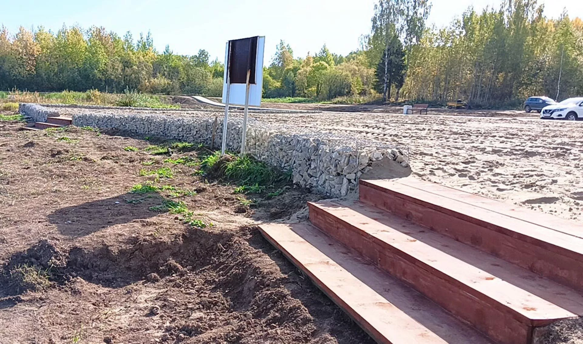 В&nbsp;Звездном Пермского края завершился первый этап реконструкции набережной