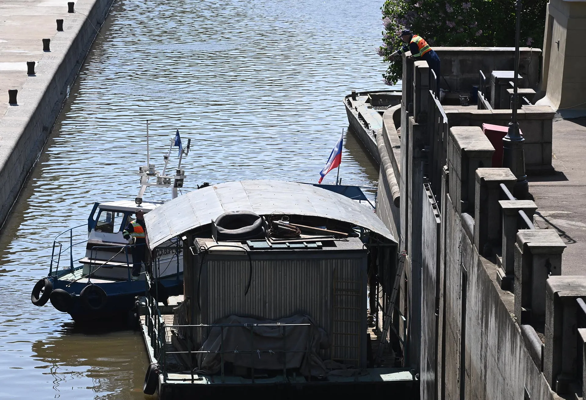 На&nbsp;Самарском гидроузле завершена реконструкция шлюзов