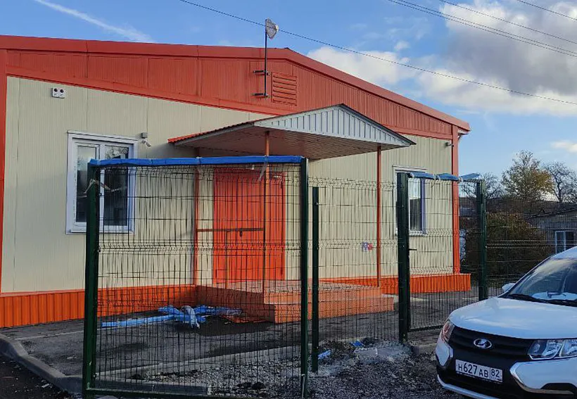 В&nbsp;крымском селе Дубровка завершается строительство фельдшерского пункта
