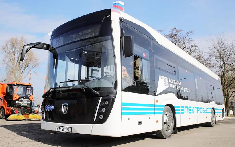 Девять электробусов вышли на&nbsp;маршруты в&nbsp;Таганроге