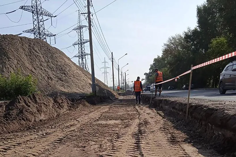 В&nbsp;Красноярске приступили к&nbsp;расширению улицы Волжская