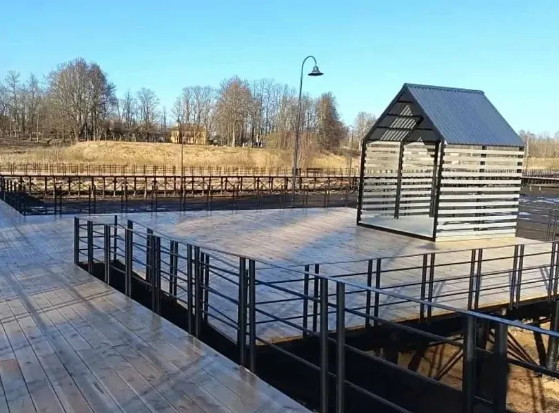 В&nbsp;Гдове Псковской области благоустроили новое общественное пространство