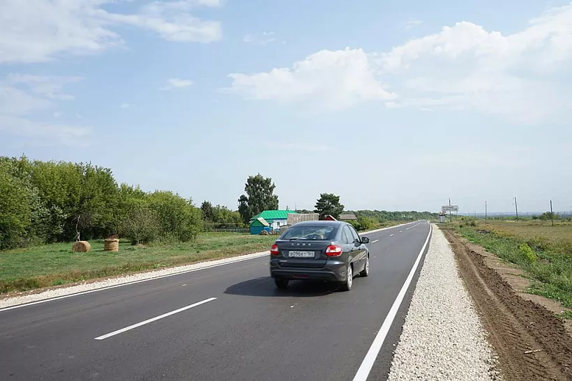 В&nbsp;отдаленных районах Саратовской области завершили ремонт трех участков дорог