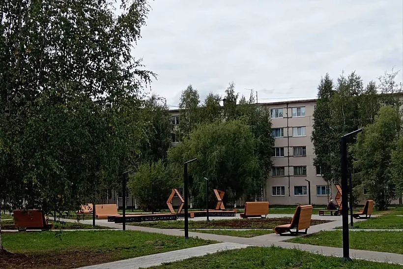 В&nbsp;городе Вуктыле в&nbsp;Коми преобразился сквер &laquo;Север&raquo;