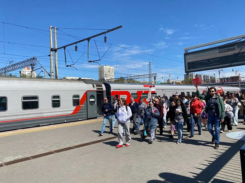 Около 800&nbsp;туристов прибыли в&nbsp;Волгоград на&nbsp;туристических поездах