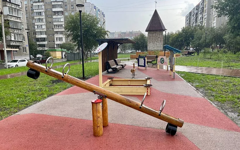 В&nbsp;Челябинске благоустроили сквер по&nbsp;улице Южноуральской