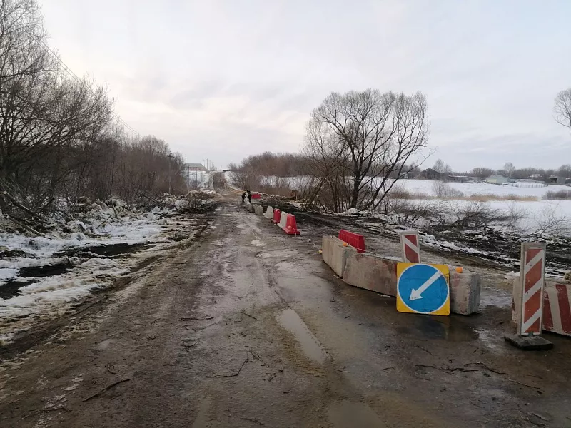 В&nbsp;Рязанской области начался ремонт моста через реку Сасовку