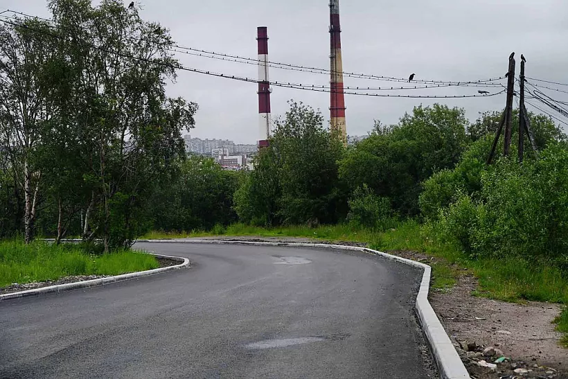 В&nbsp;Мурманске отремонтировали улицу Фестивальную