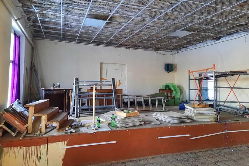 В&nbsp;калужском селе Калужской области реконструируют Дом культуры