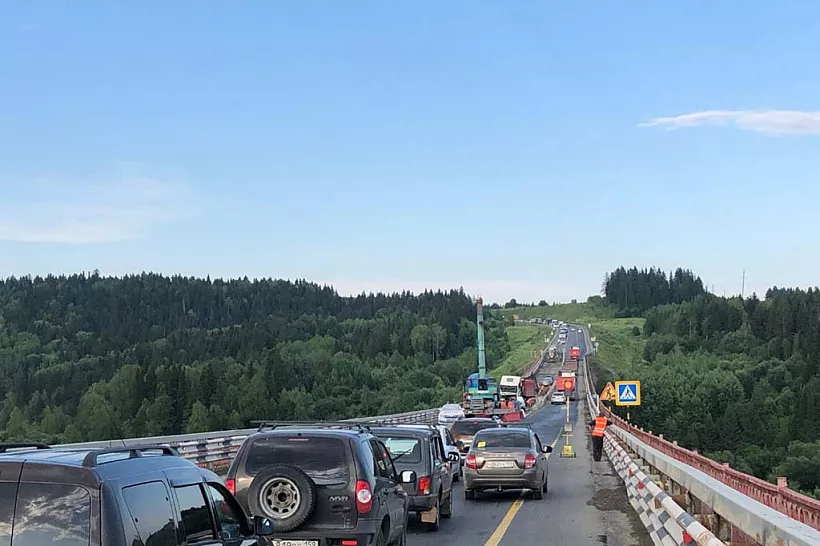 В&nbsp;Прикамье закончат ремонт моста через реку Полазну