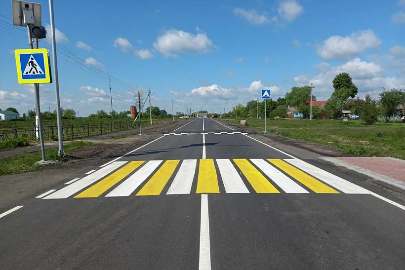 В&nbsp;селе Верхнеберезово Белгородской области завершили ремонт главной дороги