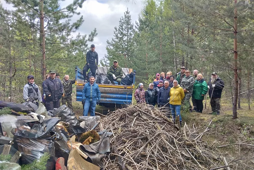 С&nbsp;территории нижегородского лесничества вывезли более 35&nbsp;кубометров мусора