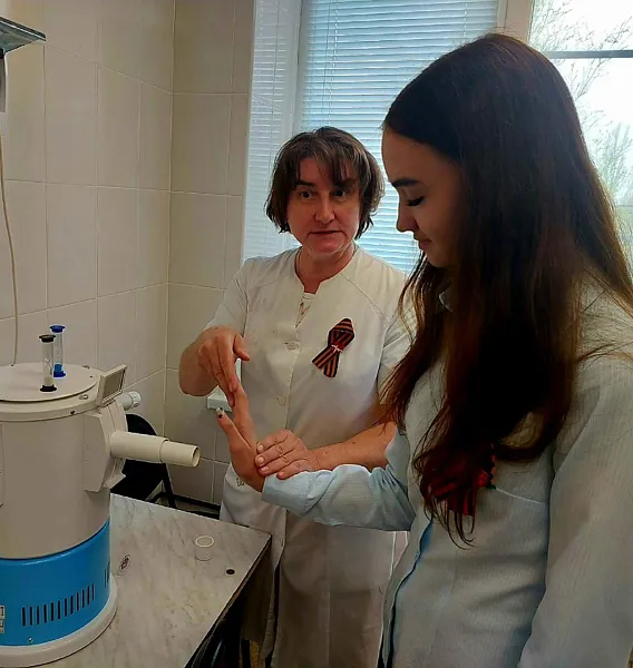 В&nbsp;больнице Знаменска в&nbsp;Астраханской области прошла экскурсия для&nbsp;школьников