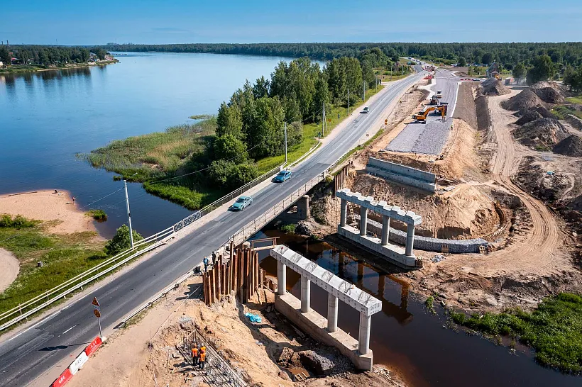 В&nbsp;Кировском районе Ленобласти начали возводить мост через реку Мойку