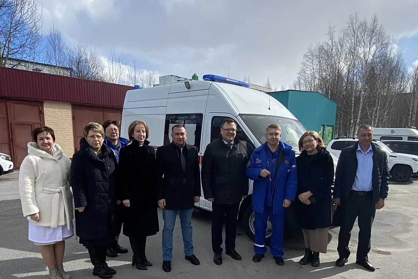 Новая машина скорой помощи появилась в&nbsp;городской больнице Лангепаса