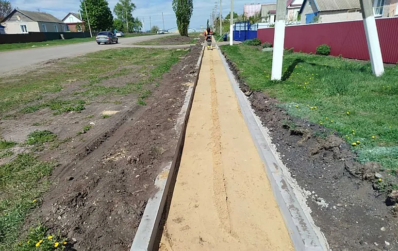 В&nbsp;Эртиле Воронежской области отремонтируют более трех километров тротуаров