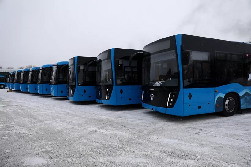 Автопарк Кузбасса пополнился 10&nbsp;новыми автобусами