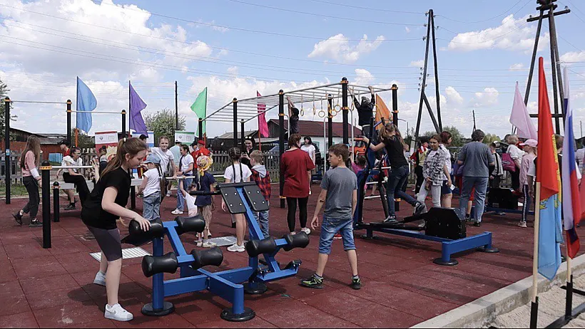 В&nbsp;селе Георгиевка Красноярского края появилась спортивная площадка
