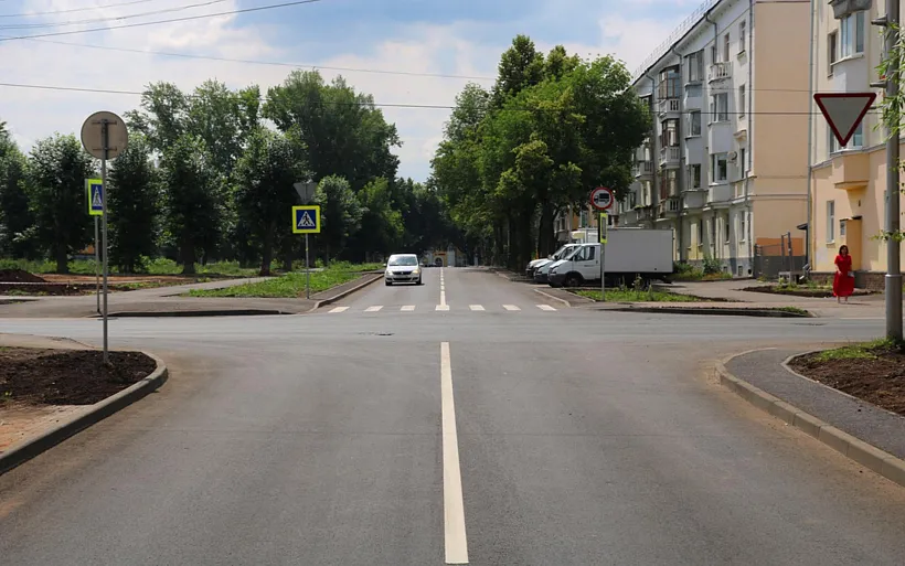 Ремонт улицы Льва Толстого досрочно завершили в&nbsp;Уфе