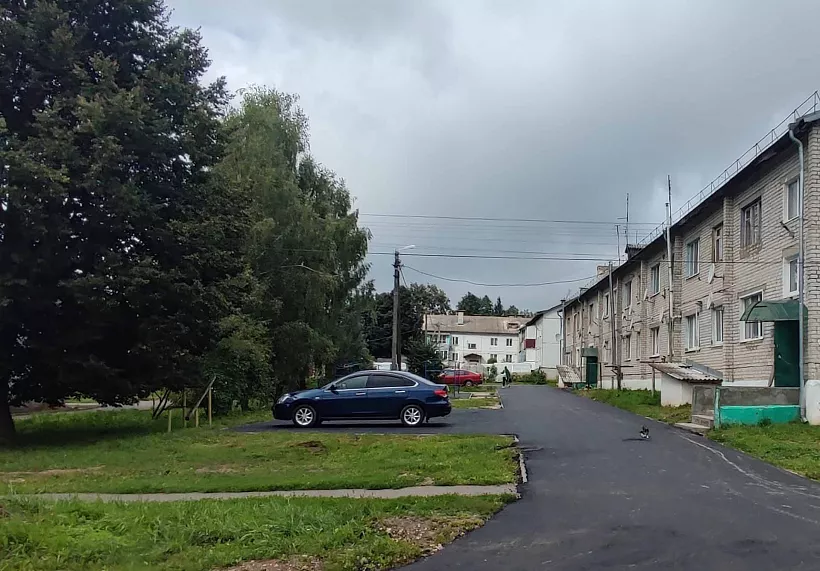В&nbsp;поселке Рогнедино Брянской области благоустроили дворовую территорию