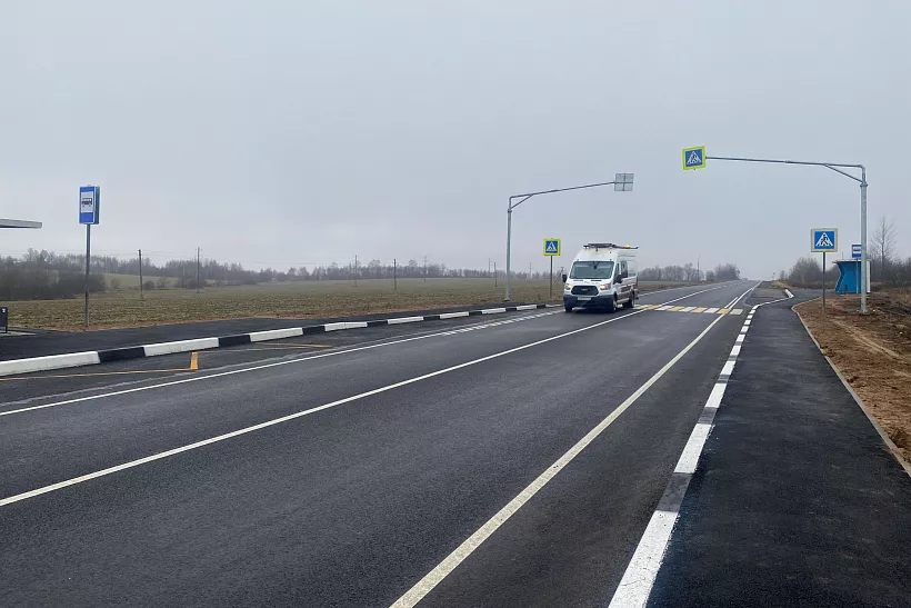 В&nbsp;Ярославской области отремонтировали дорогу Киндяки&nbsp;&mdash; Лом&nbsp;&mdash; Большое Село
