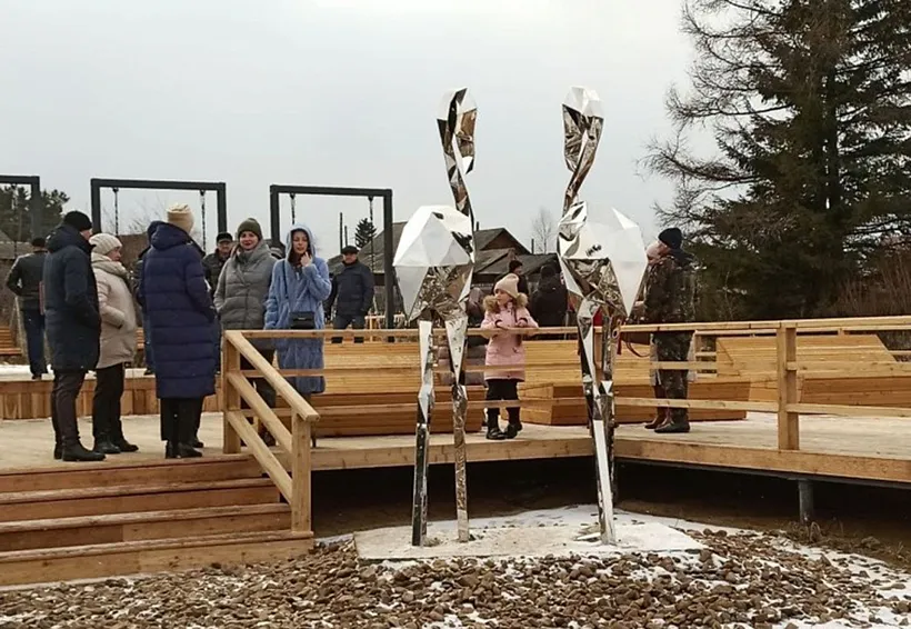 В&nbsp;иркутском городе Алзамае благоустроили парк &laquo;Серебряный бор&raquo;