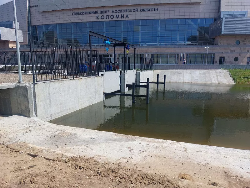 Реконструкцию плотины завершили на&nbsp;реке Коломенке