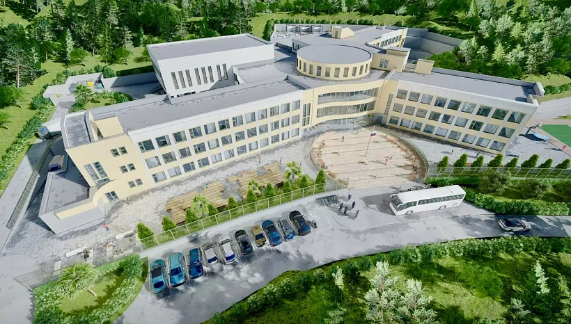 Школу на&nbsp;400&nbsp;мест строят в&nbsp;Сочи на&nbsp;улице Лизы Чайкиной