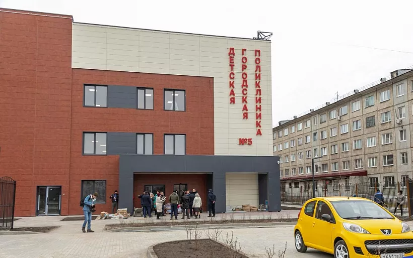 В&nbsp;Октябрьском округе Омска достроили новую поликлинику