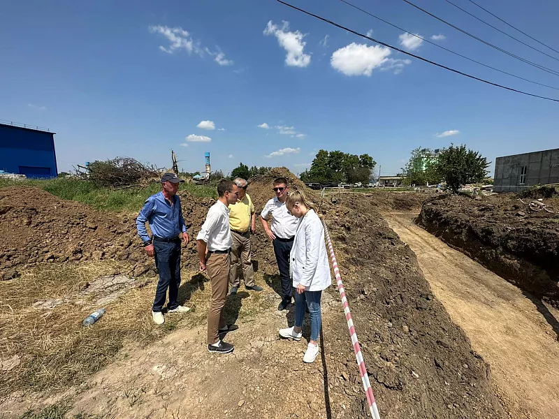 На&nbsp;Кубани в&nbsp;станице Каневской возводят водозаборные сооружения