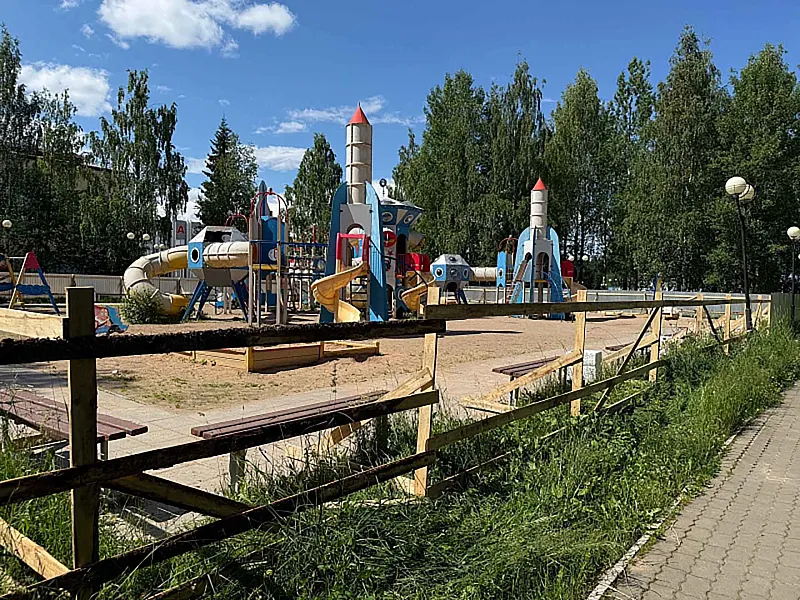 В&nbsp;парке поморского города Мирного благоустроят детскую площадку