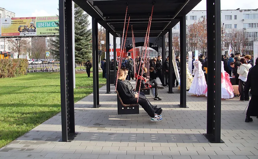 В&nbsp;Нефтекамске благоустроили территорию перед Домом молодежи