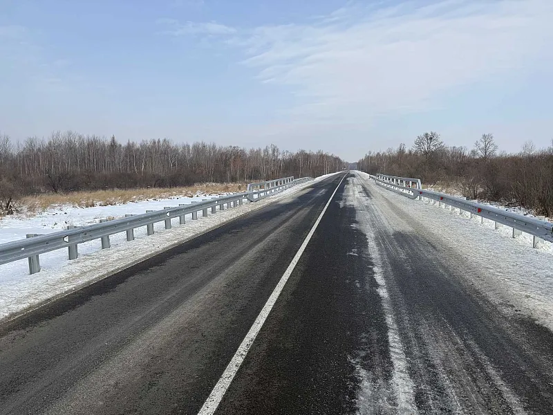 В&nbsp;Хабаровском крае завершен ремонт моста на&nbsp;подъезде к&nbsp;селу Галкино
