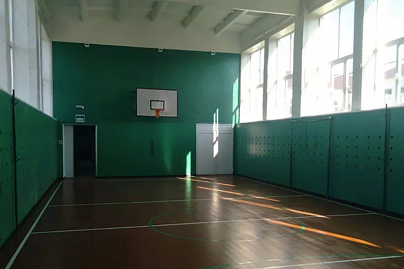 Спортзал отремонтировали в&nbsp;школе города Уржума Кировской области