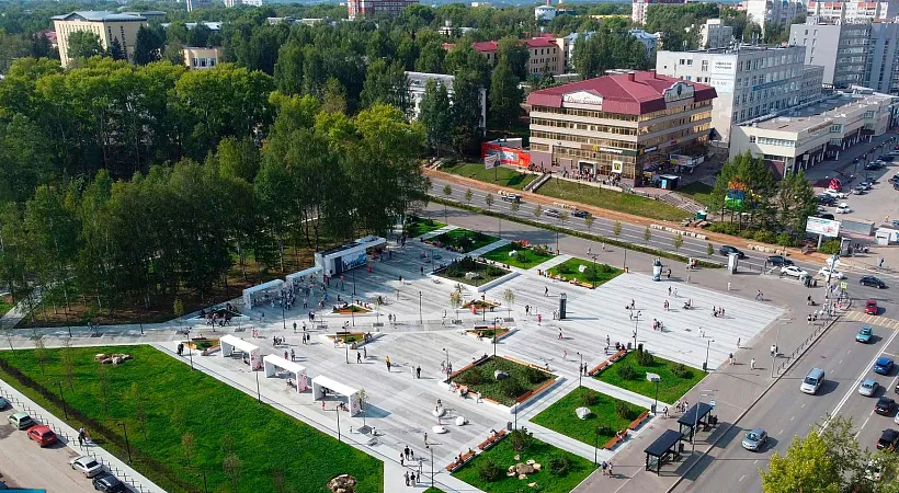 В&nbsp;Сыктывкаре отремонтировали площадку у&nbsp;Центрального бассейна