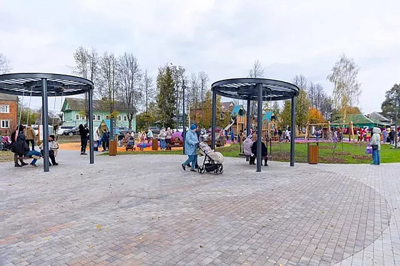 В&nbsp;городе Куровское Московской области открылся новый сквер