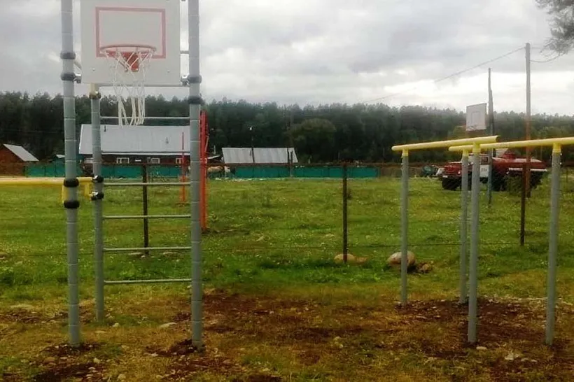 Школьную спортплощадку в&nbsp;селе Тулой на&nbsp;Алтае оснастили новым оборудованием