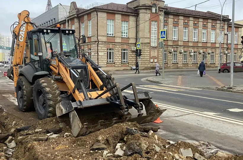В&nbsp;Липецке приступили к&nbsp;ремонту дорог по&nbsp;нацпроекту