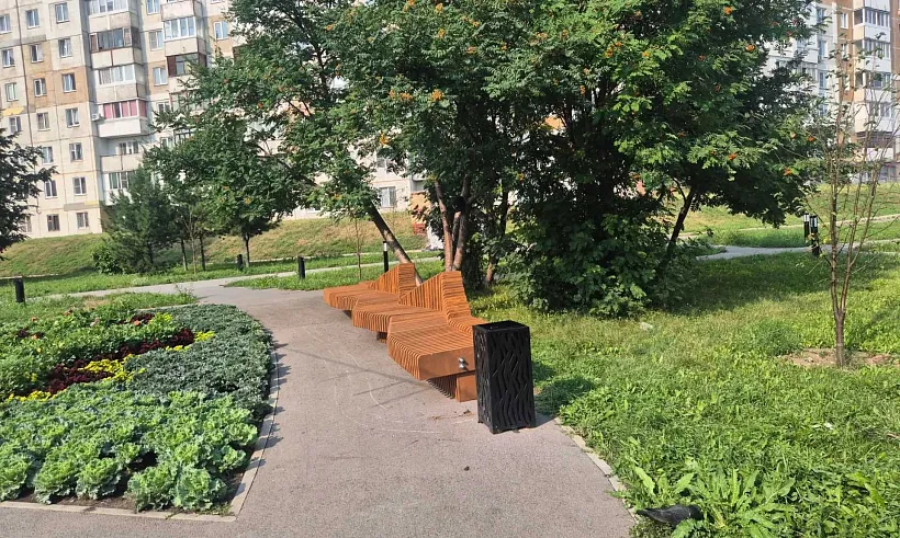 В&nbsp;Кемерове озеленили сквер на&nbsp;Молодежном проспекте