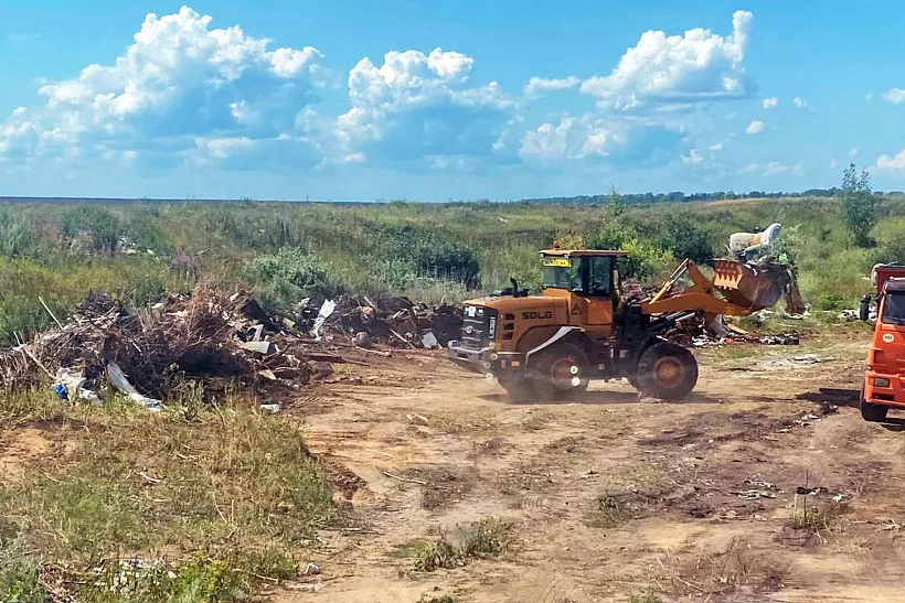 Две свалки убрали в&nbsp;Ставропольском районе Самарской области
