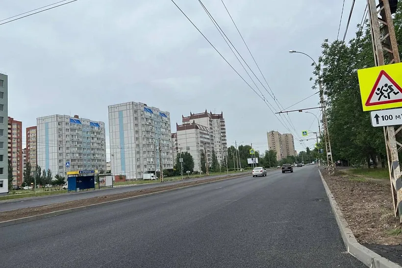 В&nbsp;Тольятти заканчивают ремонтировать улицу Маршала Жукова