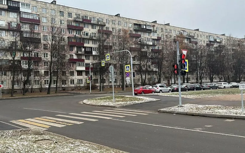 В&nbsp;Красногвардейском районе Петербурга установили три новых светофора